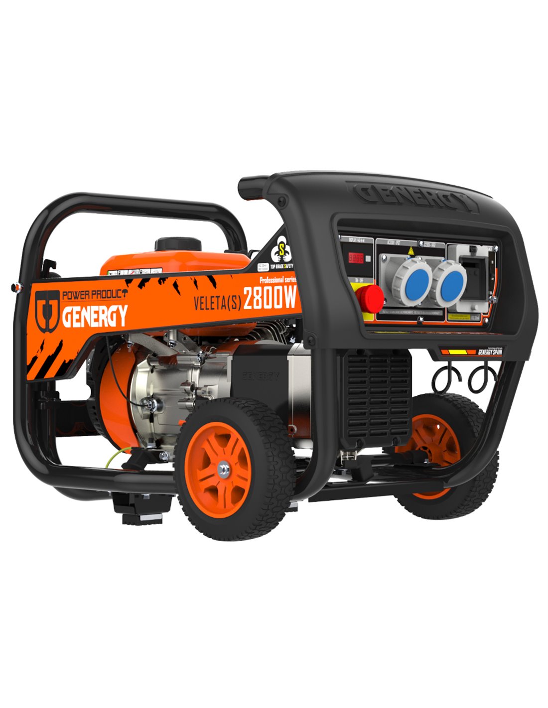 GENERGY Generador 2800W-230V Gasolina Arranque Manual Modelo Veleta-S