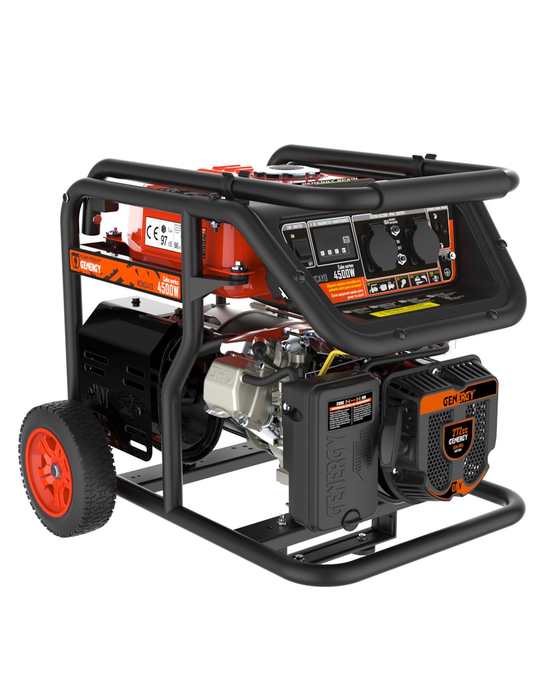 GENERGY Generador 4500W-230V Gasolina Arranque Manual Modelo Moncayo