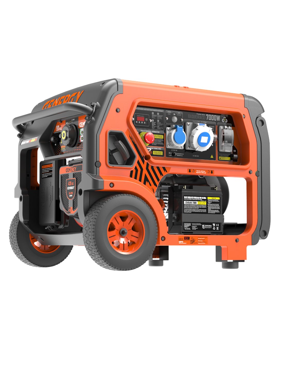 GENERGY Generador 7000W-230V Gasolina Arranque Eléctrico Modelo Baqueira-S