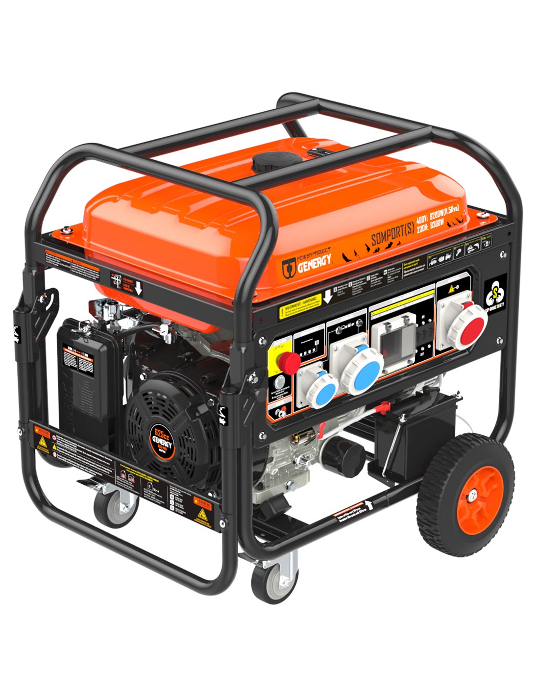 GENERGY Generador 9200W-400V Trifásico Modelo Somport-S