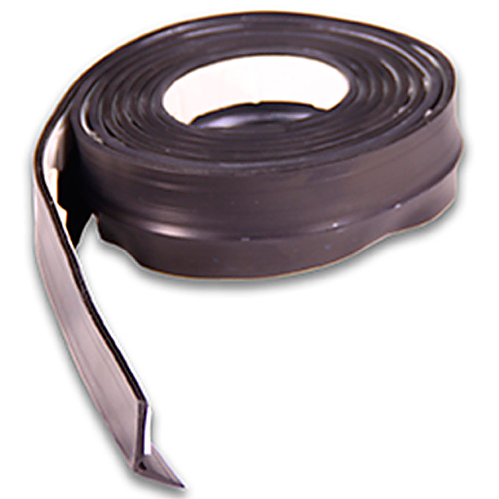 Burlete de Goma para Puertas de Garaje Adhesivo 2,5 m Negro