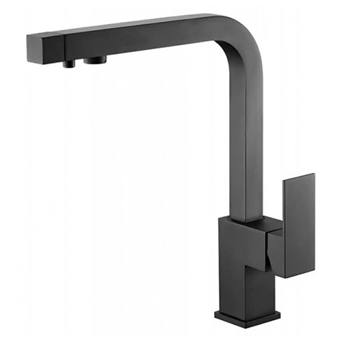 IMEX Grifo Cocina Caño Alto Capri GOS002NG Osmosis Negro