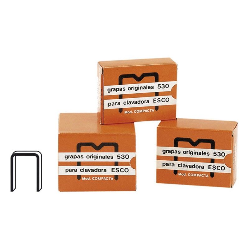 Grapas ESCO mod. 530. Grapas Clavad.14Mm/5000 Pzas.