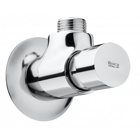 Grifo de paso angular temporizado exterior para ducha INSTANT - ROCA