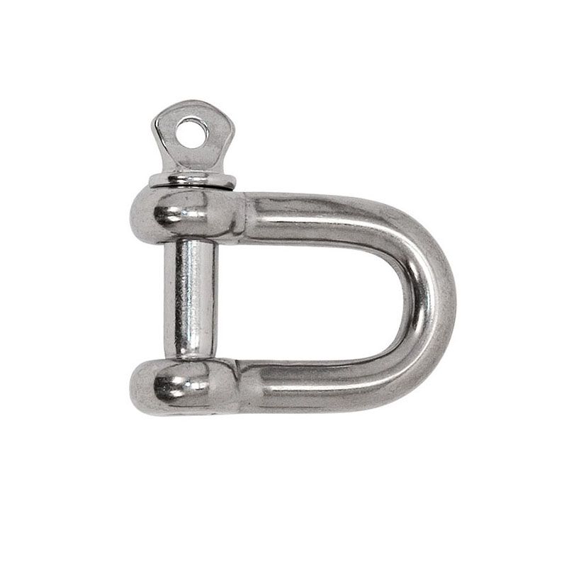 Grillete Recto 8mm. Inox A316. 10 Unid.