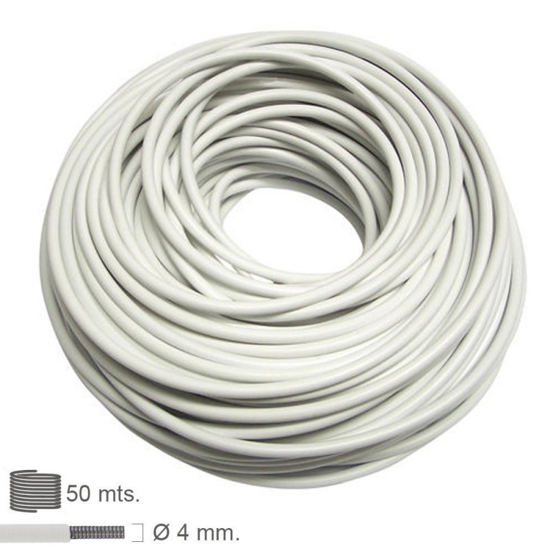 Gusanillo Espiral Visillo Forrado (Rollo 50 metros)