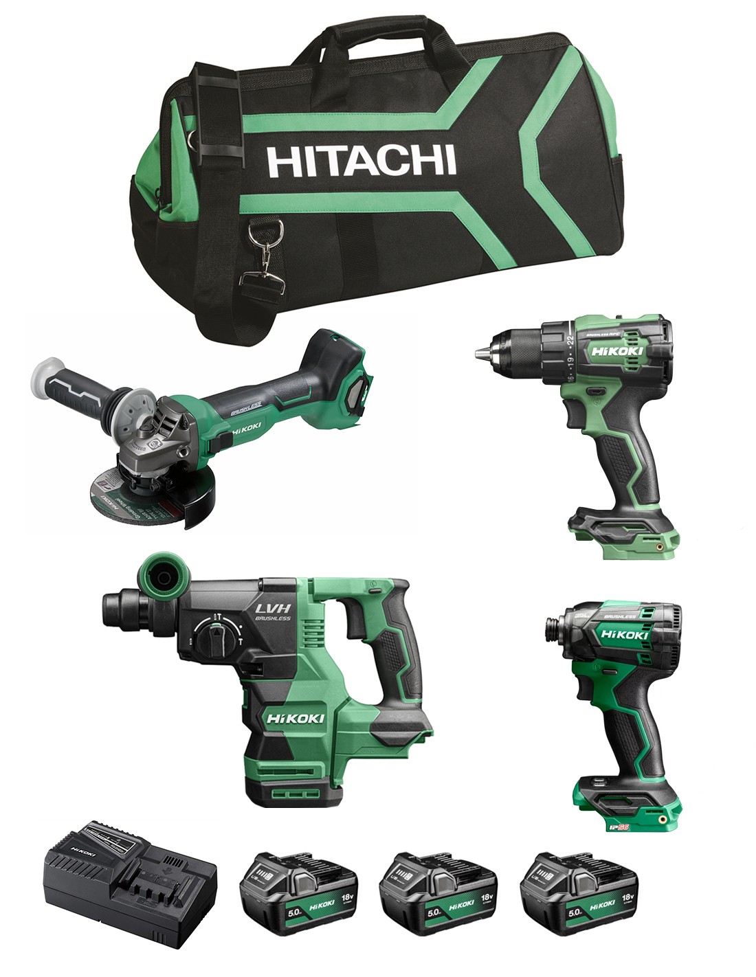 HIKOKI KC18DEWHZ (DS18DE + WH18DC + G1813DA +