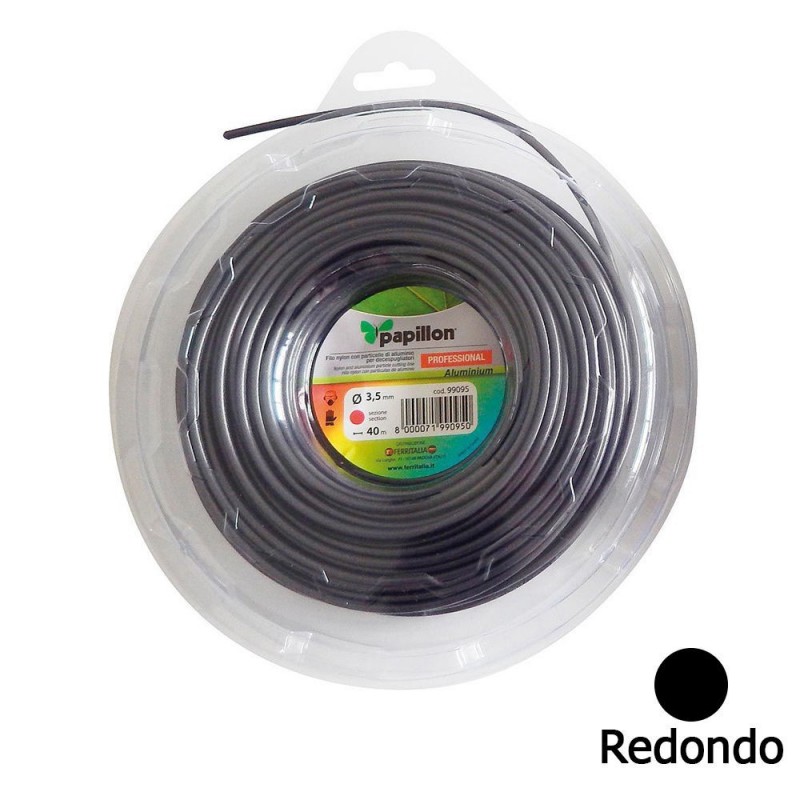 Hilo Nylon / Aluminio Redondo Profesional 3,0 mm (50 Metros) PAPILLON
