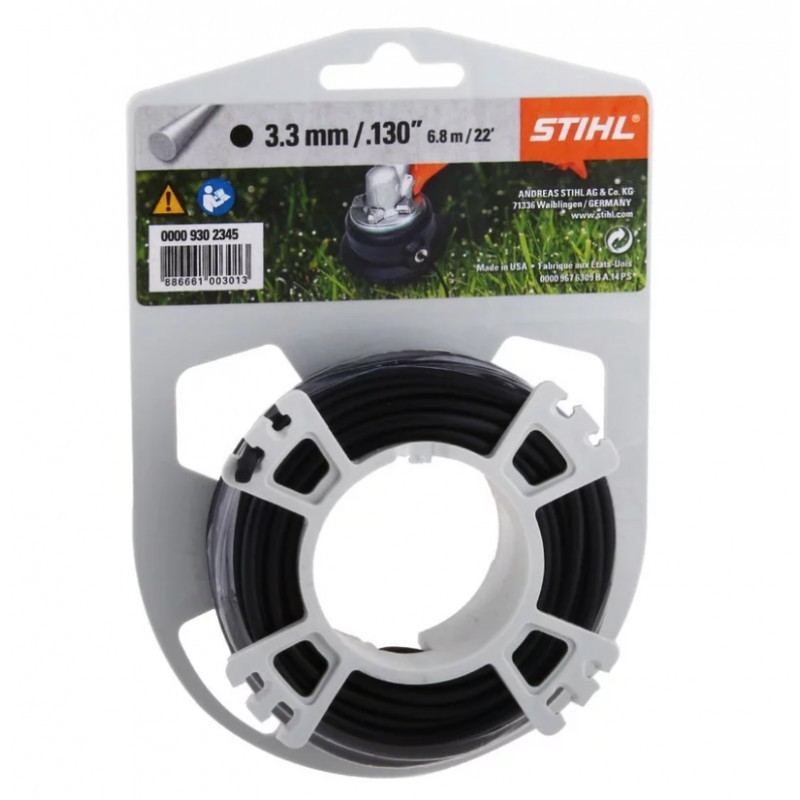 Hilo Nylon Negro para Desbrozadora Ø 3.3 mm STIHL