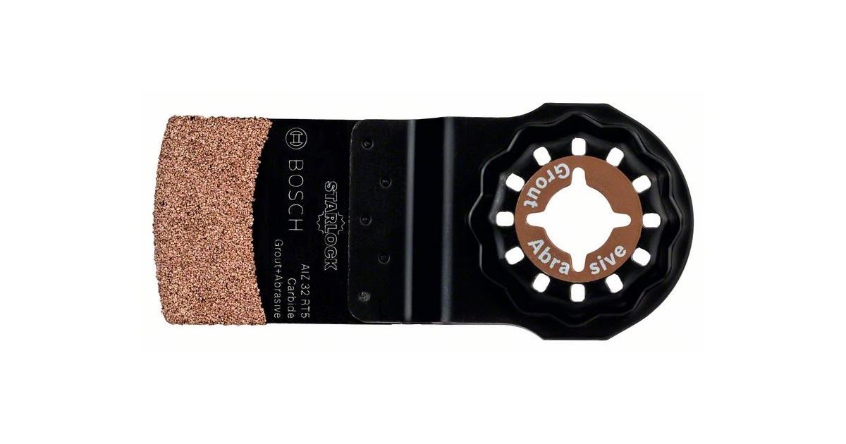 Hoja de sierra de inmersión de metal duro BOSCH con granos de metal duro RIFF AIZ 32 RT5 32 x 30 mm 2608661868