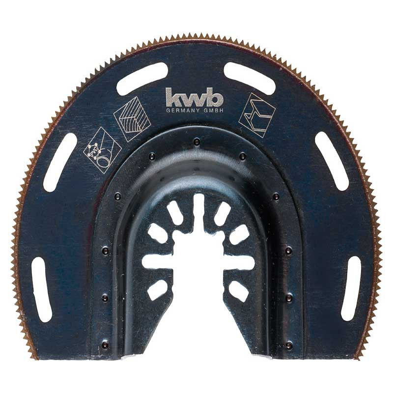 Hoja de Sierra de Inmersión Semiredonda Bimetal KWB