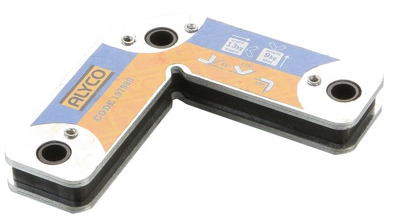 Ángulo Magnético Para Interiores De 75 Mm ALYCO. 10 Kg. Referencia 197988.