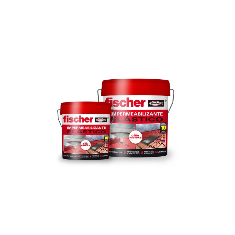 Impermeabilizante elástico 4L blanco Fischer