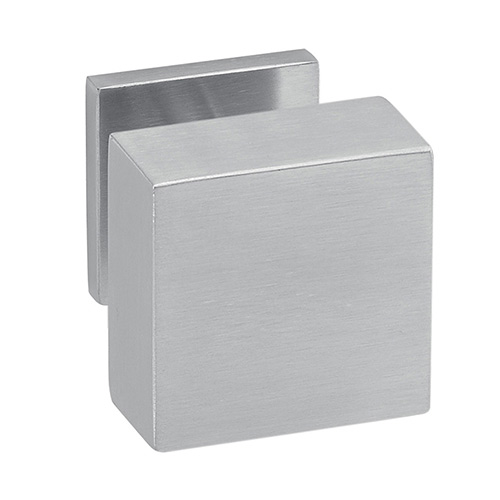 Pomos puerta entrada - Pomo Puerta Entrada QUADRO IN.00.113 70x70 mm Inox Satinado