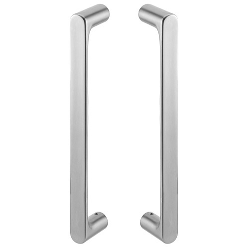 Manillones con roseta - Juego Manillones Tokyo 272x22 mm Inox Satinado