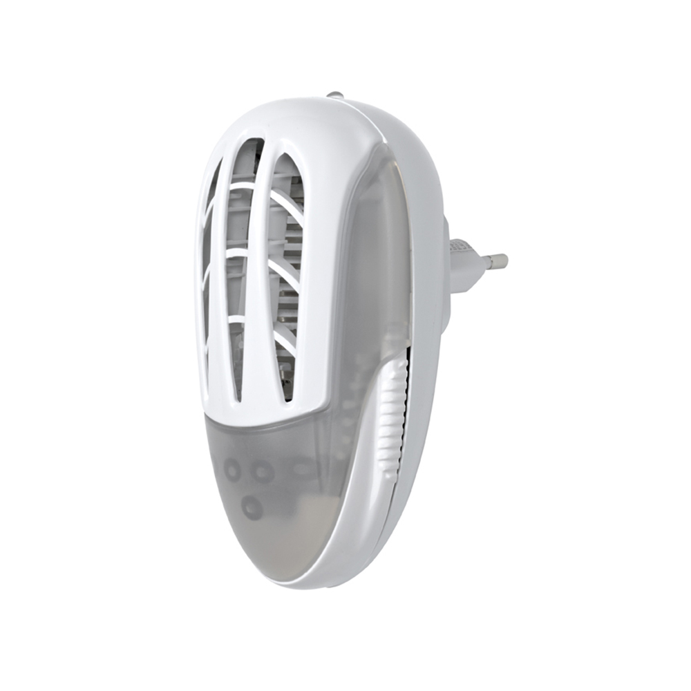 Mata Insectos Enchufable Mini Luz Uv-A Led Cobertura 12M² Blanco