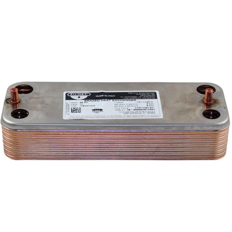 Intercambiador Caldera 14 Placas Chaffoteux Zilmet 17B2071410A 61011164