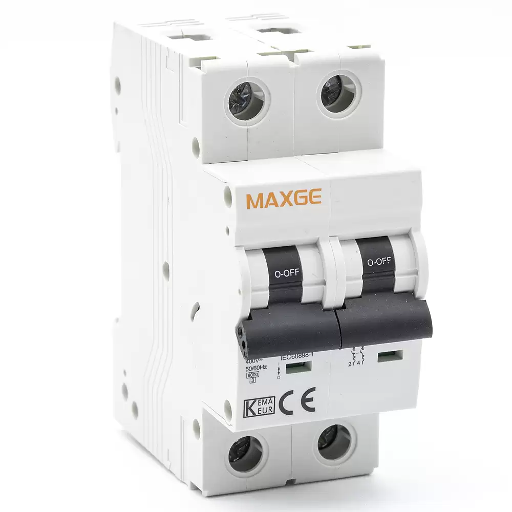 Interruptor Automatico Industrial 2P-6kA  Blanco 25 A