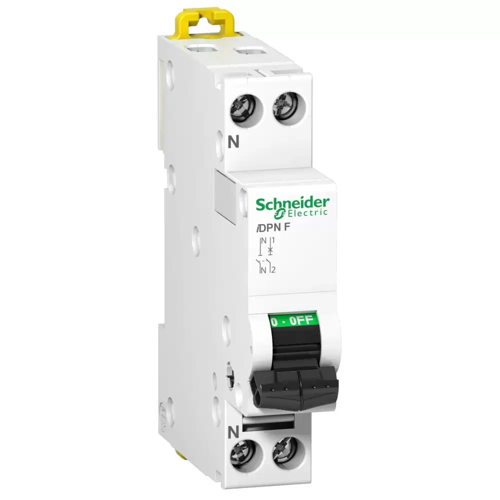 Interruptor Automatico Magnetotermico - IDPN F - 1P + N  Blanco 10 A