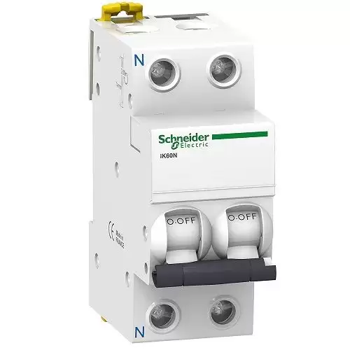Interruptor Automatico Magnetotermico - IK60N - 1P + N  Blanco 25 A