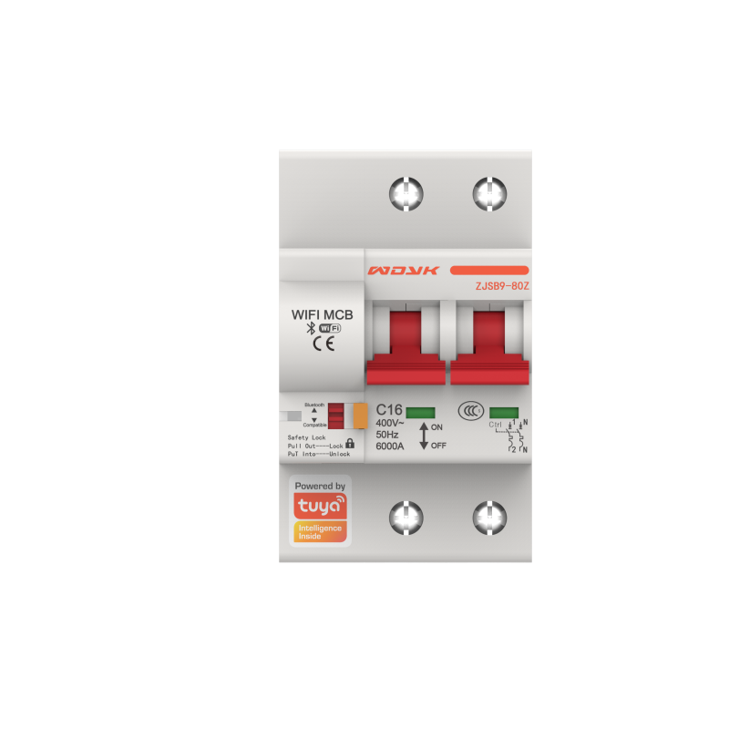 Interruptor Automático Magnetotermico Wi-Fi 16A 2P Tuya Smart App