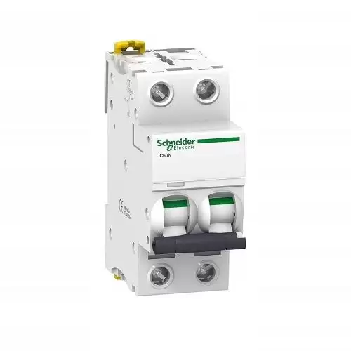 Interruptor Automatico Magnetotermico IC60N - 2P  Blanco 10 A