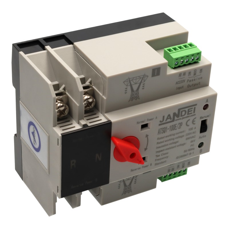 Interruptor de Transferencia Automática Monofásica 100A 2P 690V