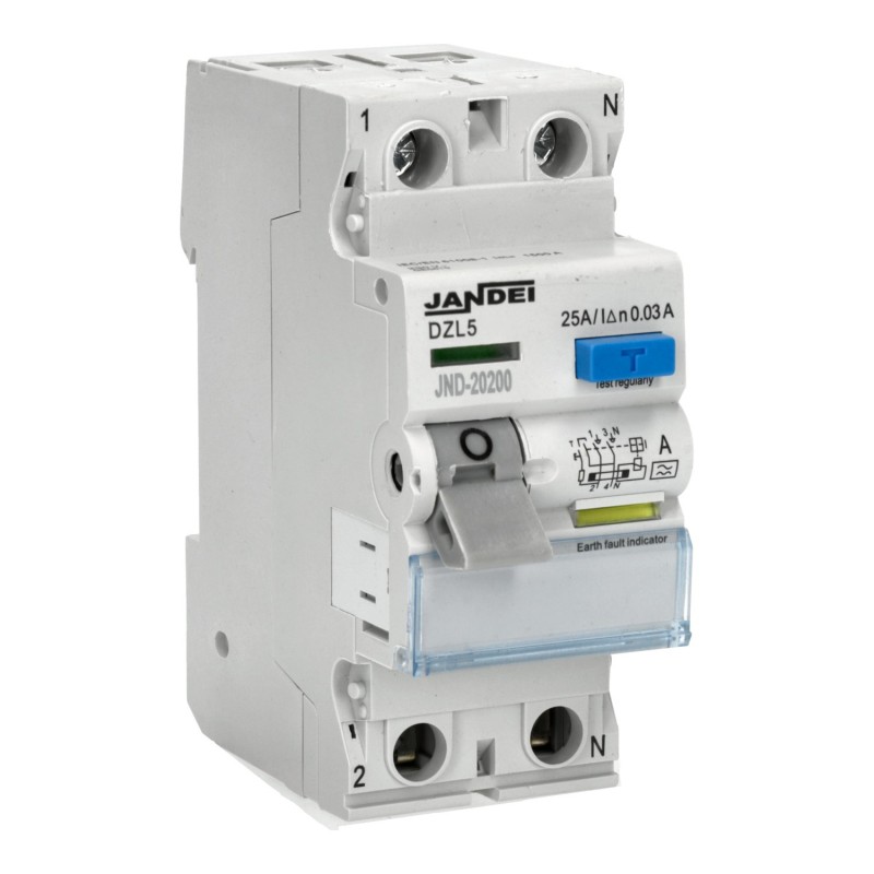 Interruptor diferencial 25A tipo A 2P 220-240Vac 30mA 0,1s