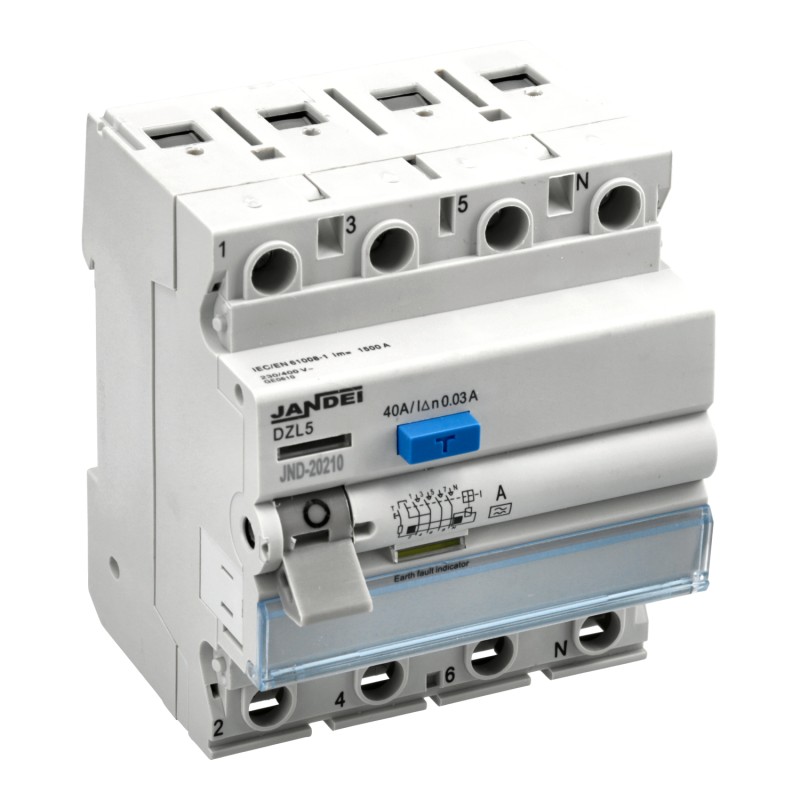 Interruptor diferencial 4P 40A electromagnético Tipo A 0,1s