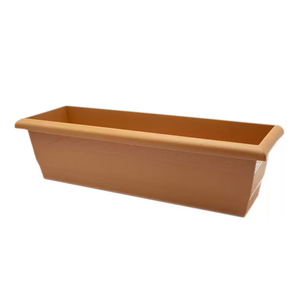 Jardinera Plastico 60 Cm Marron
