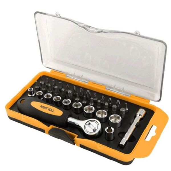 JGO. 38 PUNTAS Y VASOS 1/4 tolsen