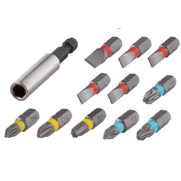 JGO.PUNTAS ATORNILLADOR 12 PZS