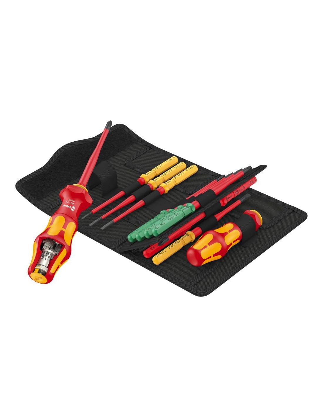 Juego de 16 piezas WERA Kraftform Kompakt Turbo