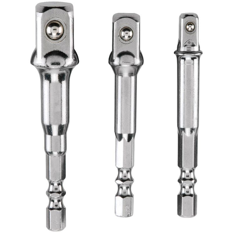 Juego De 3 Adaptadores Para Llave De Vaso 1-2, 3-8 Y 1-4 Einhell