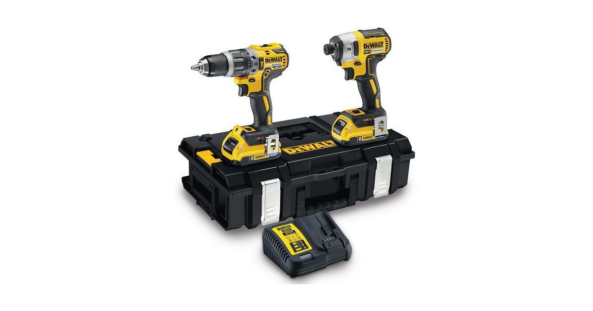 Juego de herramientas sin escobillas DeWALT DCK266P2