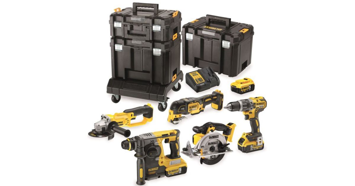 Juego de herramientas sin escobillas DeWALT DCK654P3T