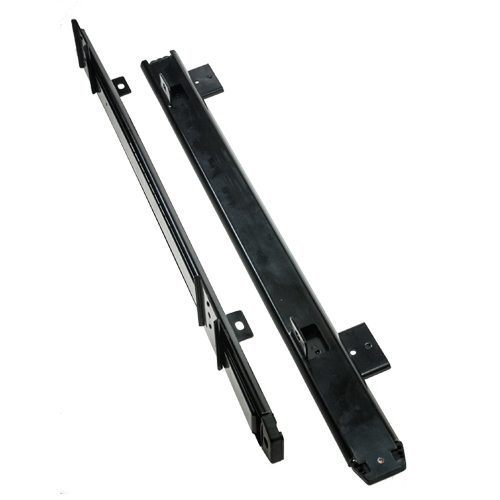 Guías para cajón - Juego Guías Portateclado H35 mm Negro