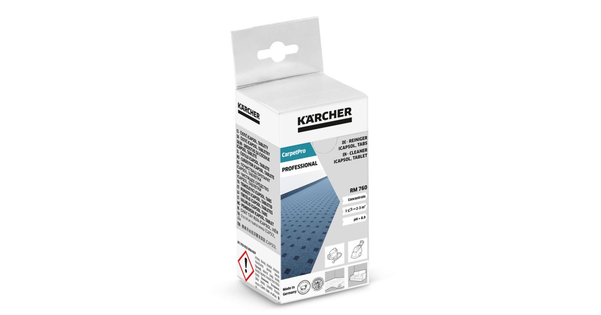 Kärcher Limpiador de alfombras CarpetPro RM 760, tabletas 20 piezas 62958500