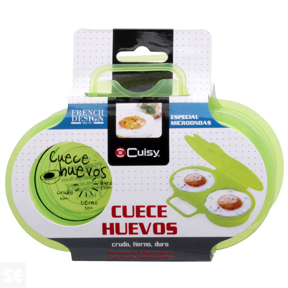 Set 2 Cuece Huevos Doble Micro