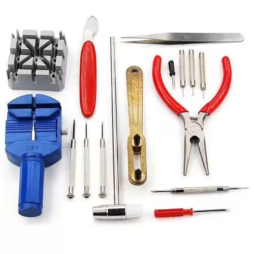 Kit 16 Herramientas De Relojero Para Reparar Reloj