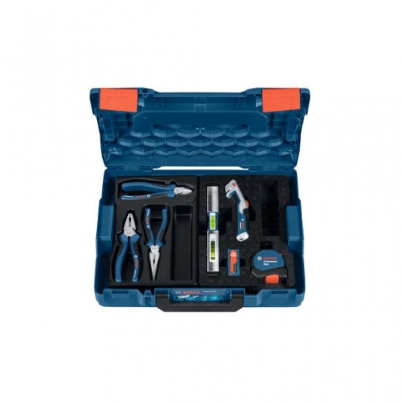 Juego de alicates y varias herramientas manuales de 16 piezas