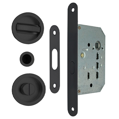 Cerraduras puerta corredera - Kit Redondo Puerta Corredera de Condena 7510