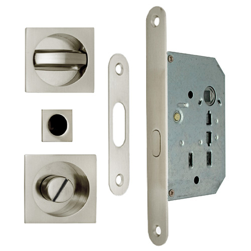 Cerraduras puerta corredera - Kit Cuadrado Puerta Corredera de Condena 7530