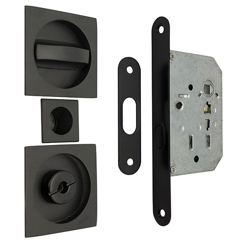 Cerraduras puerta corredera - Kit Cuadrado Puerta Corredera de Condena SV-KITC