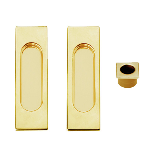 Cerraduras puerta corredera - Kit Tirador Rectangular Puerta Corredera de Paso 75420