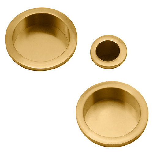 Cerraduras puerta corredera - Kit Tirador Redondo Puerta Corredera de Paso SV-CCDR