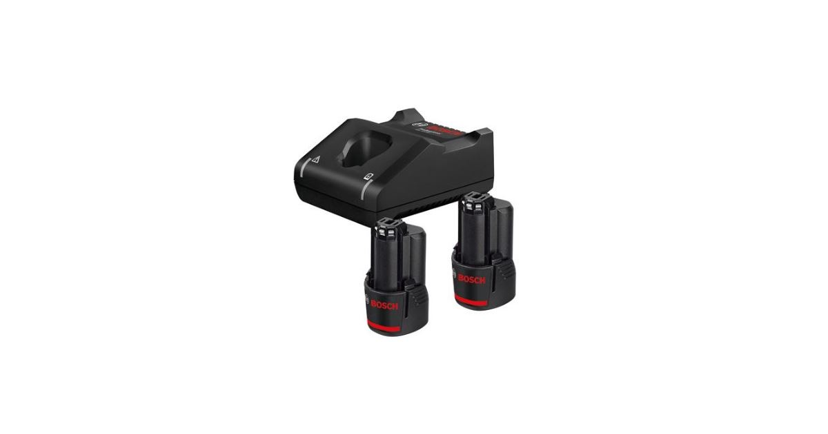 Kit de inicio Bosch 2× 12V2.0Ah + GAL12V-40 1600A019R8