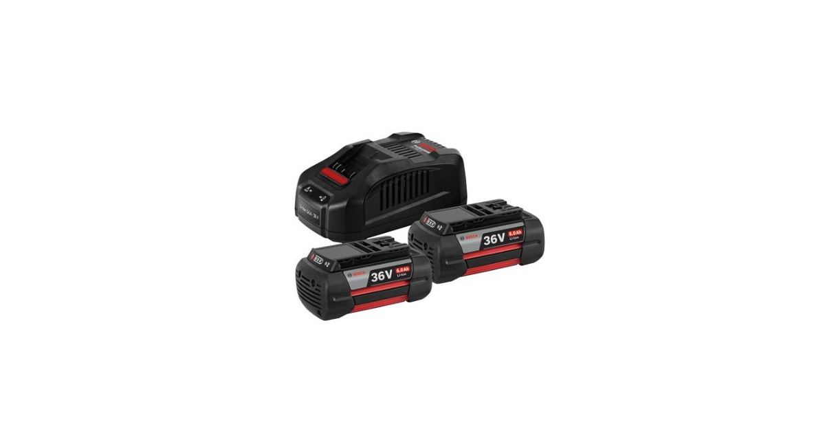 Kit de inicio Bosch 2× 36V6.0Ah + GAL3680CV 1600A00L1U