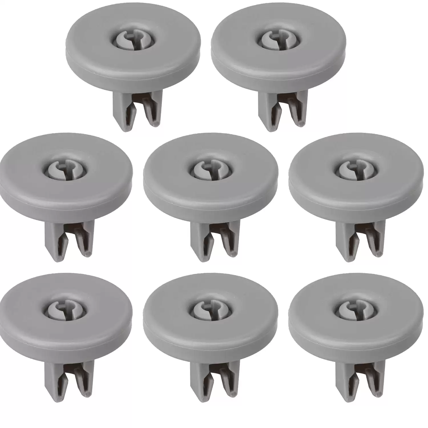 Kit De Ruedas Para Cesto Inferior De Lavavajillas (8 Uds)  Gris