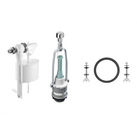 Kit juego mecanismo tanque pulsador D2P con alimentación lateral - ROCA